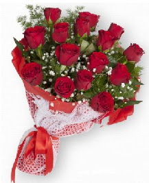 11 kırmızı gülden buket  Bolu güvenli kaliteli hızlı çiçek 