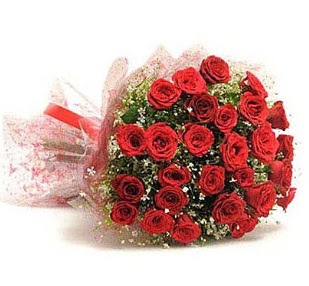 27 Adet kırmızı gül buketi  Bolu ucuz çiçek gönder 