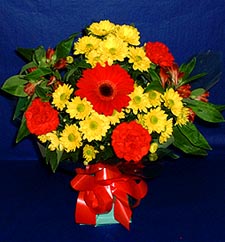  Bolu ucuz çiçek gönder  sade hos orta boy karisik demet çiçek 