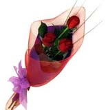 Çiçek satisi buket içende 3 gül çiçegi  Bolu online çiçek gönderme sipariş 