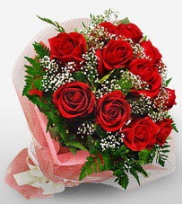 12 adet kırmızı güllerden kaliteli gül  Bolu çiçek siparişi vermek 