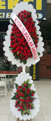 Çift katlı düğün nikah çiçeği modeli  Bolu hediye çiçek yolla 